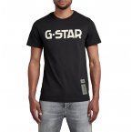 Tee-shirt col rond G-Star en coton biologique noir