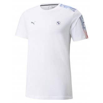 Tee-shirt col rond Puma en coton blanc
