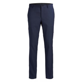 Pantalon de costume Jack & Jones Premium Solaris en coton stretch mélangé bleu marine