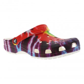 Sandales Crocs CLASSIC TIE DYE GRAPHIC CLOG multicolores