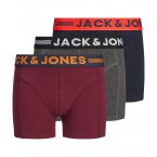 Lot de 3 boxer garçon Jack & Jones Jaclichfield en coton multicolore