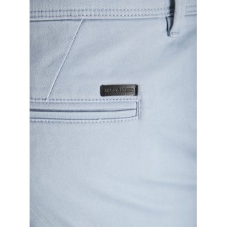Pantalon coupe chino Jack & Jones Marco en coton bleu ciel
