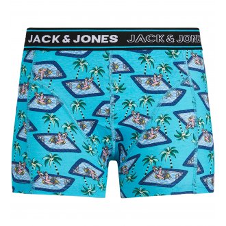 Lot de 3 boxers Jack & Jones Jacrelax Flamingo en coton bleus
