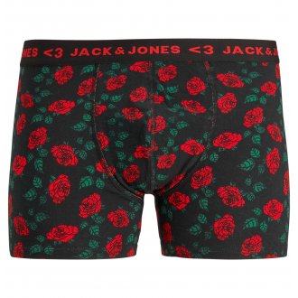 Coffret boxer et chaussettes Jack & Jones Jacvalentine en coton noir