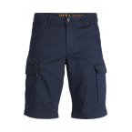 Short style cargo Jack & Jones Dex en coton bleu marine