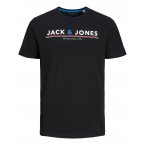 Tee-shirt à col rond Jack & Jones Jacmont en coton noir