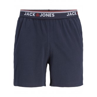 Short de pyjama Jack & Jones Jacron en coton bleu marine
