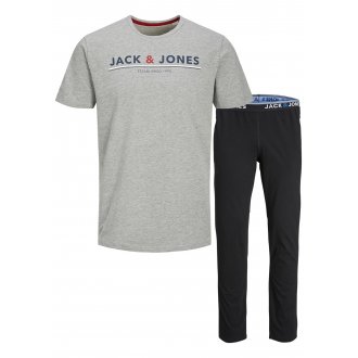 Coffret pyjama tee-shirt et pantalon Jack & Jones Jacmont en coton multicolore