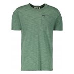 T-shirt Garcia en coton vert chiné
