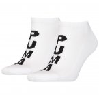 Lot de 2 chaussettes basses Puma en coton blanc