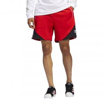 Short jogging adidas rouge