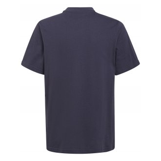 Tee-shirt col rond adidas junior en coton bleu marine