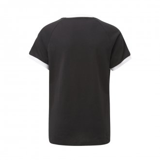 T-shirt col rond adidas Junior en coton noir