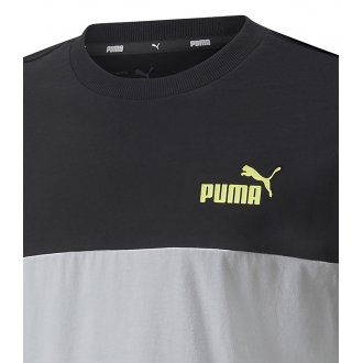 T-shirt Puma Junior gris avec manches courtes et col rond