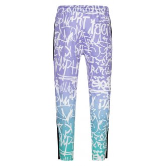 Pantalon de jogging Project X lilas et bleu à motifs grafitis