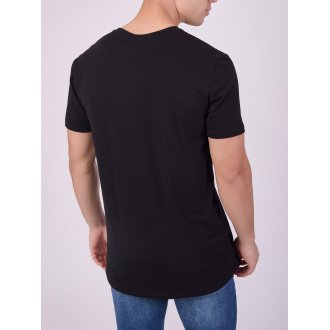 T-shirt col rond Project X en coton noir