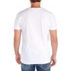 T-shirt manches courtes Le Temps des Cerises en coton blanc à col rond