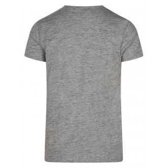 T-shirt col V Cbk Samuel en coton gris avec manches courtes