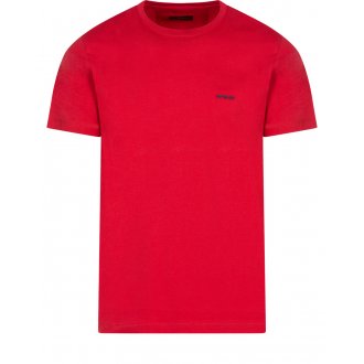 T-shirt Mise au Green rouge avec manches courtes et col rond