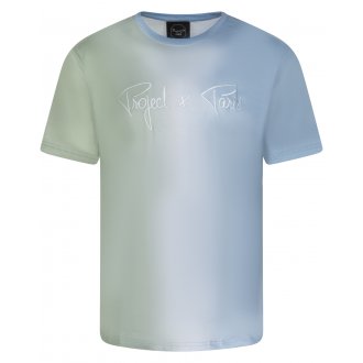 T-shirt Project X gris avec manches courtes et col rond