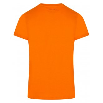 T-shirt col rond Teddy Smith en coton orange avec manches courtes