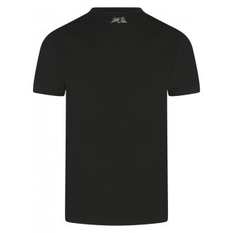 T-shirt Von Dutch droite noir avec manches courtes et col rond