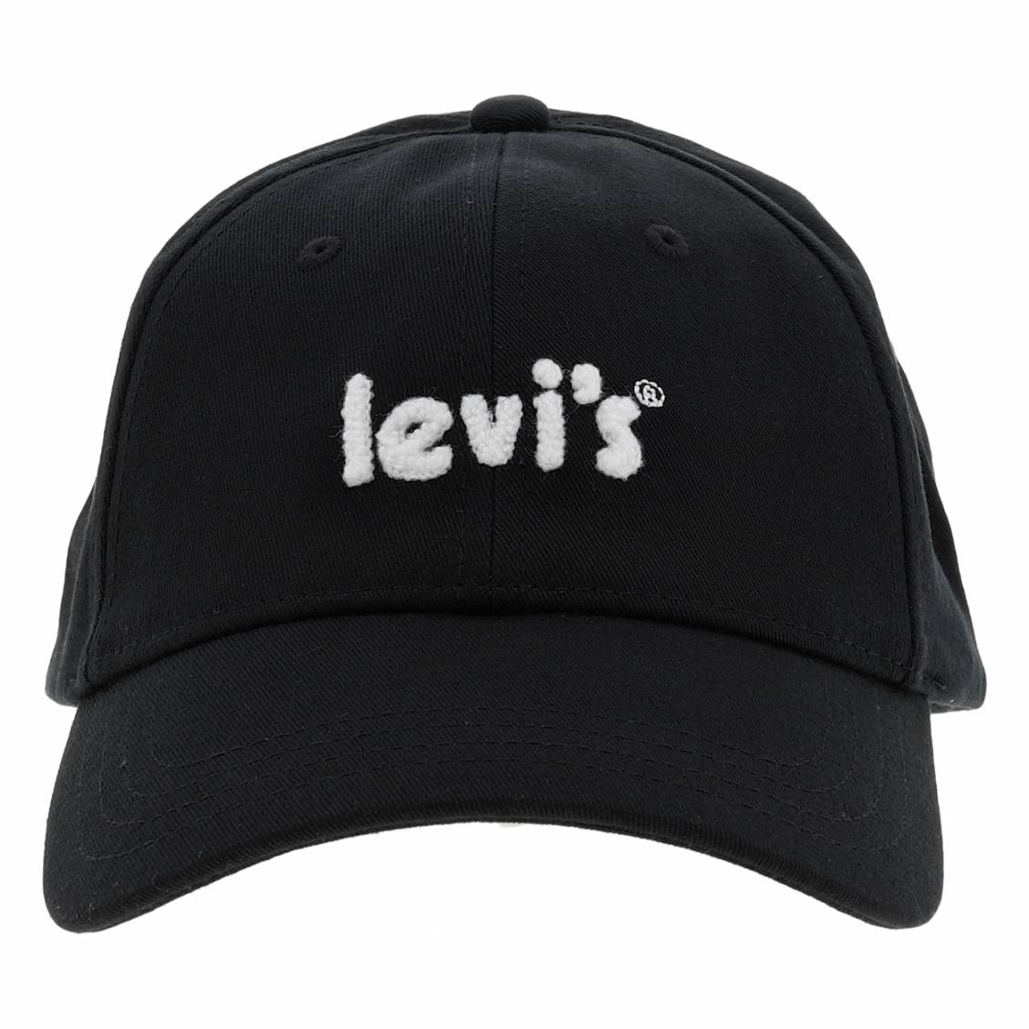 Casquette dad cap Levi's® en coton noire | Rue Des Hommes