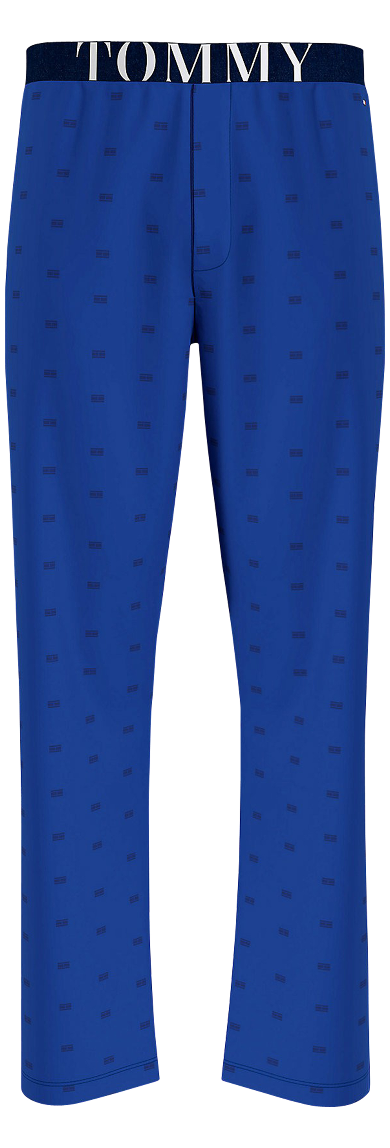 pantalon de pyjama tommy h sportswear en coton biologique bleu