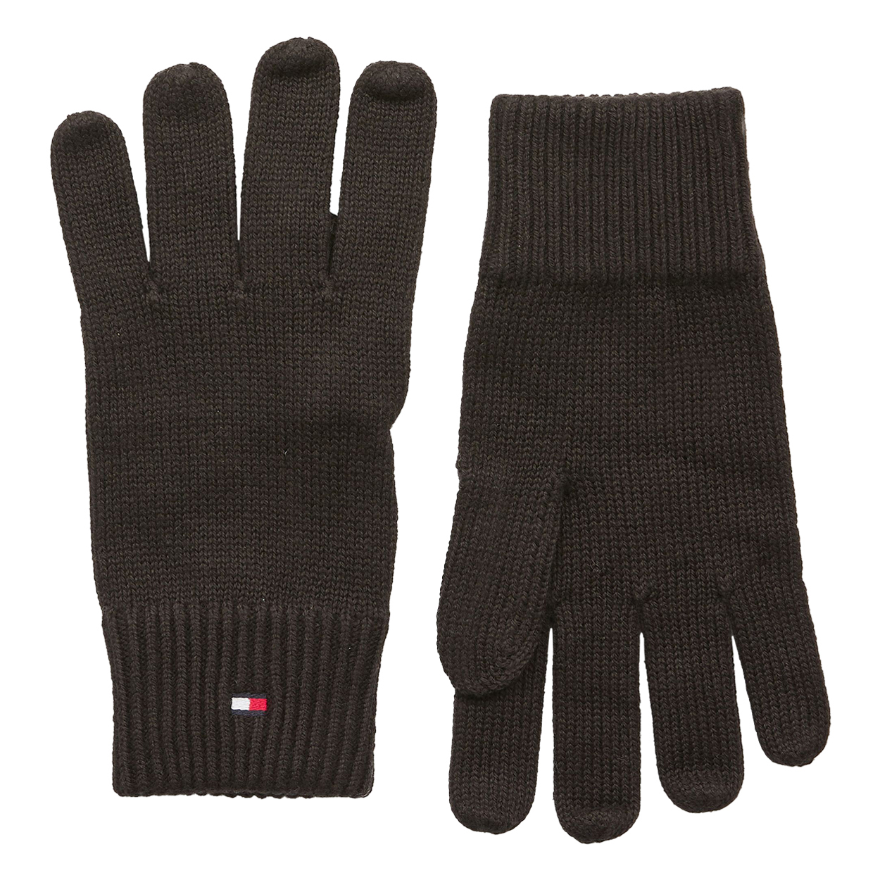 gants tommy h sportswear coton biologique mélangé marine