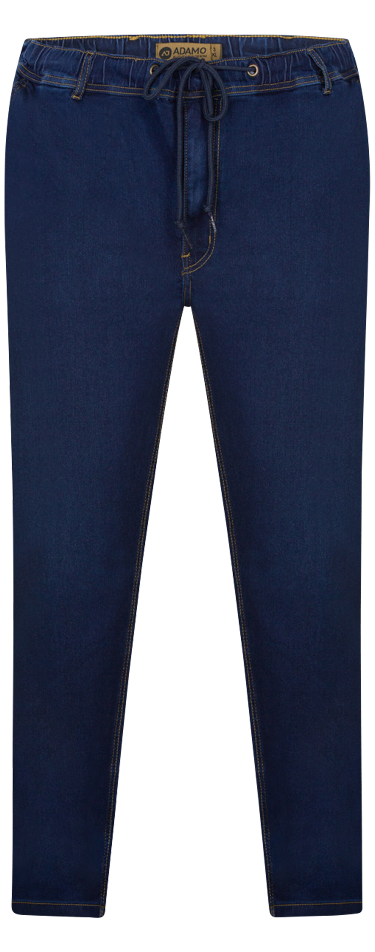 pantalon jegging adamo texas en coton mélangé bleu coupe slim