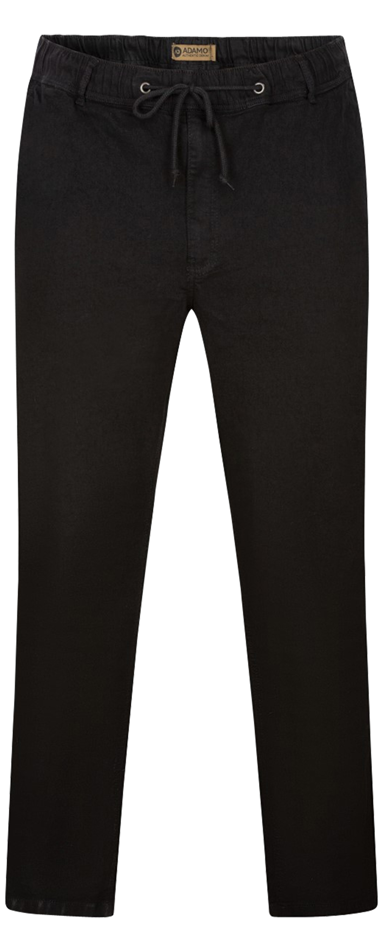 pantalon jegging adamo texas en coton mélangé noir coupe slim
