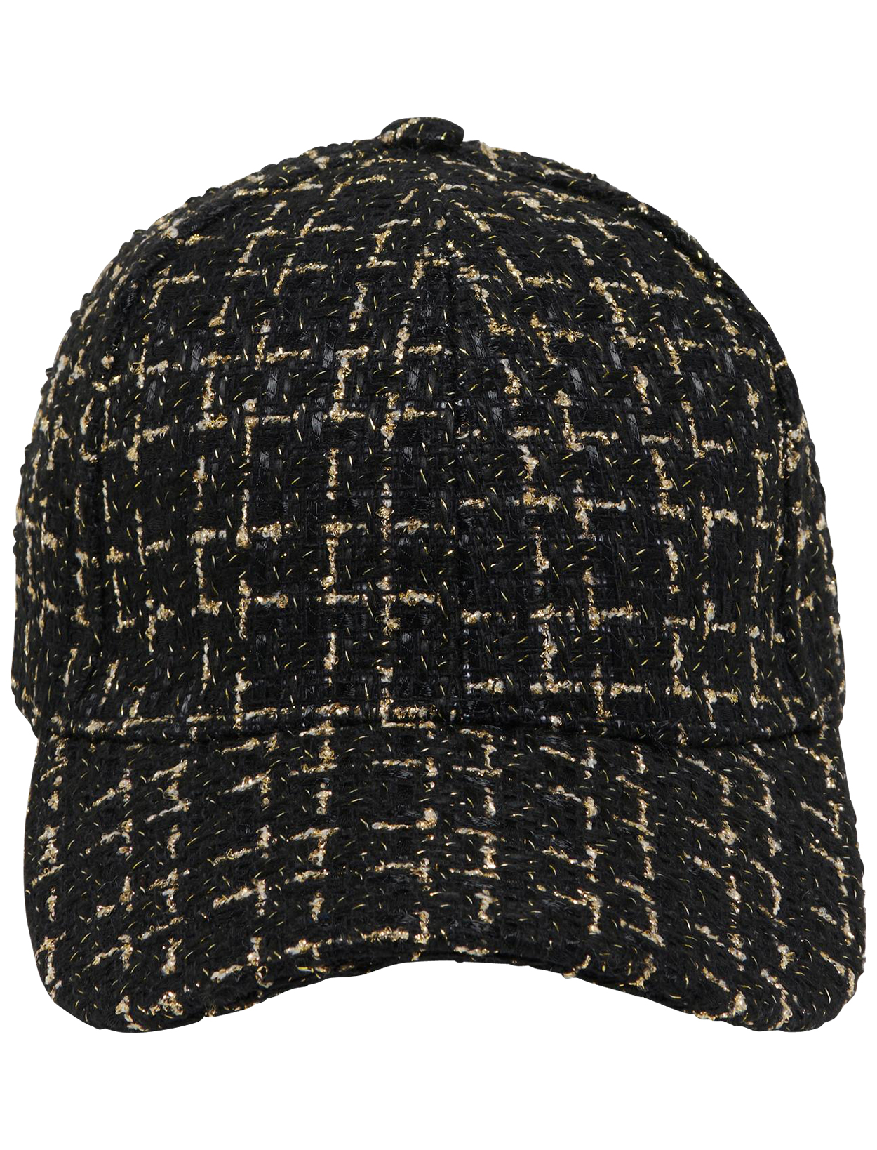 casquette femme only noire tweed