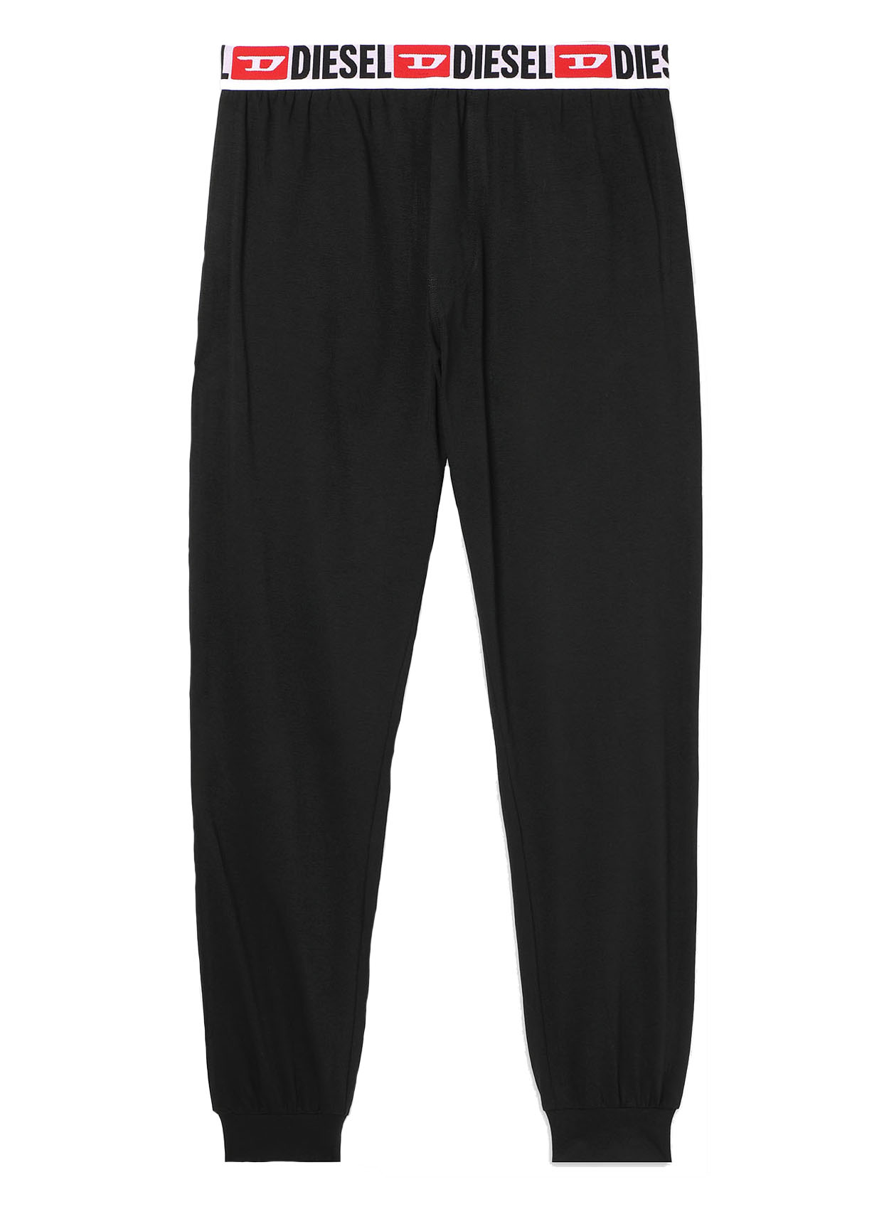 pantalon de pyjama diesel en coton stretch noir