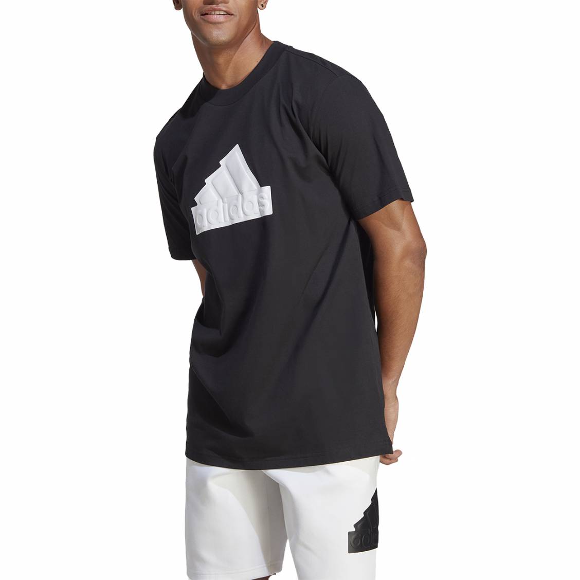 T-Shirt noir homme Adidas Outline Tee pas cher | Espace des Marques