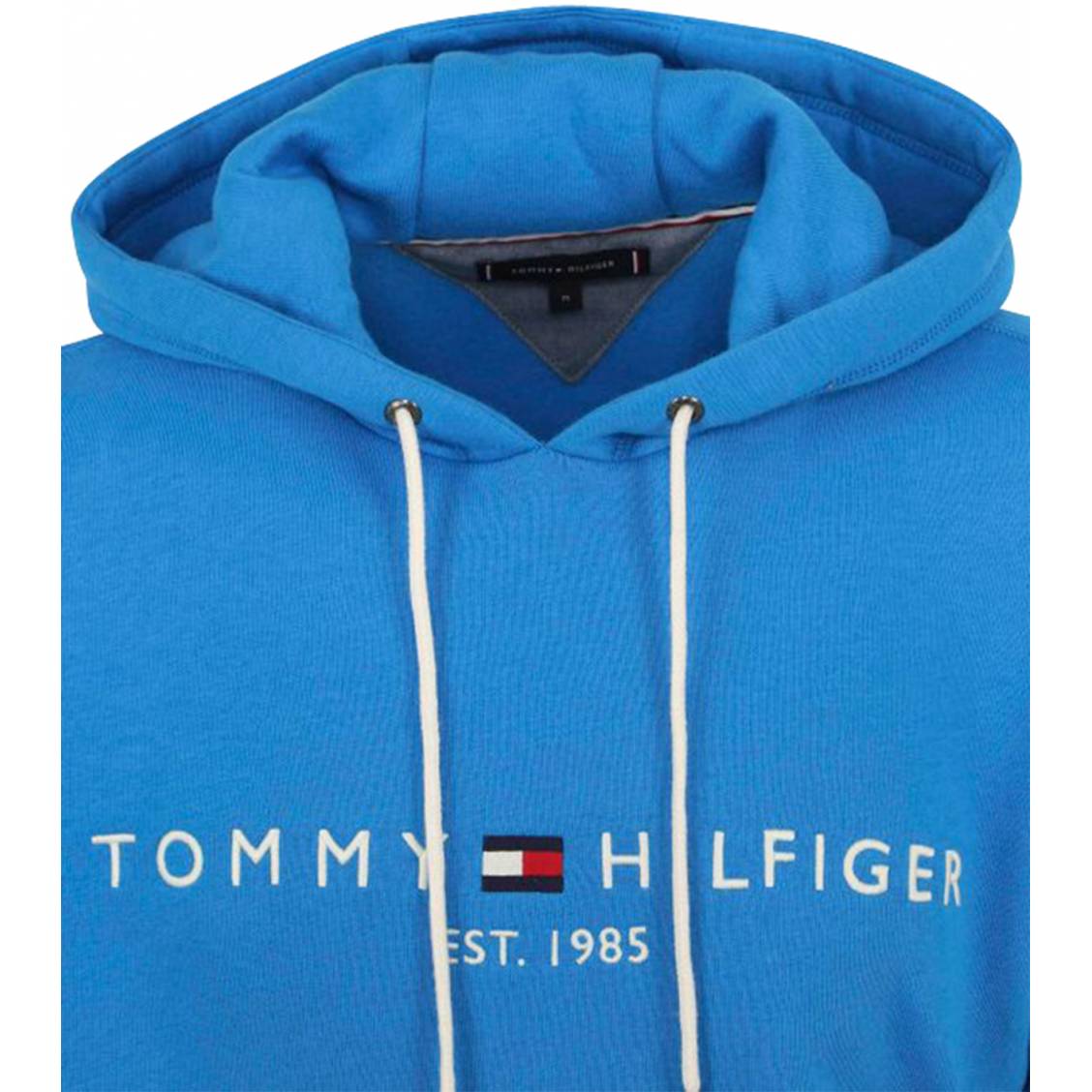Sweat à capuche Tommy Hilfiger Logo Homme : : Mode